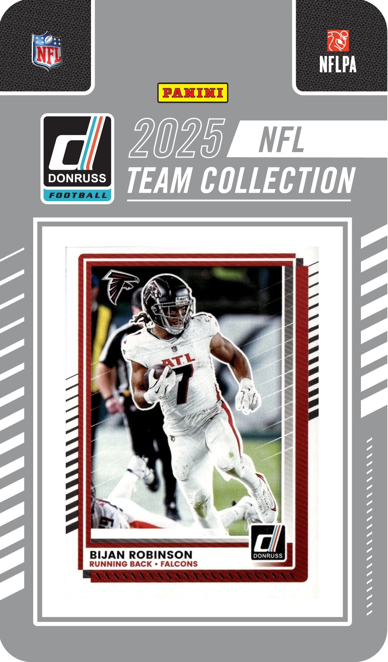 2025 2024 Donruss NFL Factory Sealed Team Set 2 Pack Atlanta Falcons Bijan Robinson Penix hand-collated team set