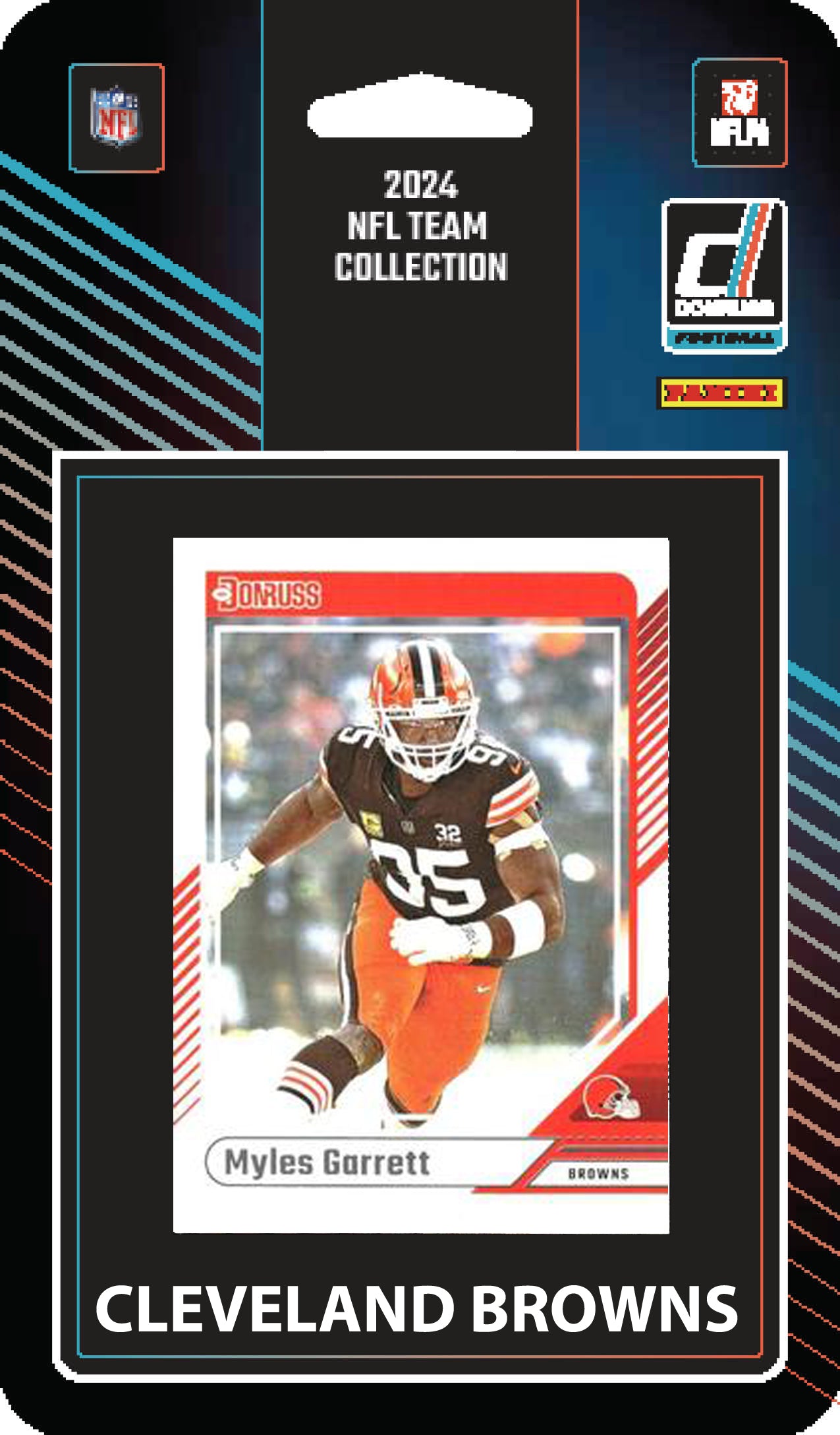 2025 2024 Donruss NFL Factory Sealed Team Set 2 Pack Cleveland Browns Myles Garrett Shedeur hand-collated team set