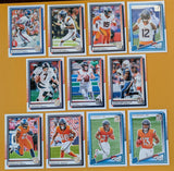 2025 Donruss NFL Team Set Denver Broncos Bo Nix John Elway