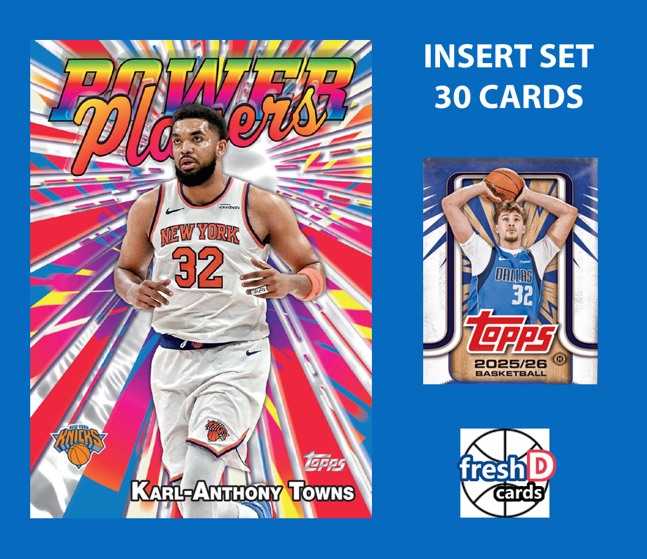 2025-26 Topps NBA Power Players Complete Set Cooper Flagg Wembanyama Giannis Tatum LeBron hand-collated team set