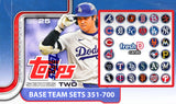 2025 Topps Series 2 Baseball Team Set 19 Cards LA Dodgers Betts Sasaki Kim