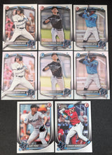 2025 BOWMAN Chrome + Paper Prospects Team Set BCP Miami Marlins PJ Morlando Lopez Perez Norby