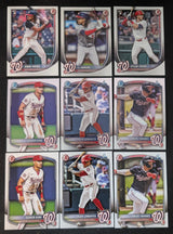 2025 BOWMAN Chrome + Paper Prospects Team Set BCP Washington Nationals Lomavita Crews James Wood