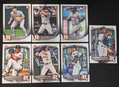 2025 BOWMAN Paper Prospects Team Set BP Houston Astros Cam Smith Walker Janek plaque