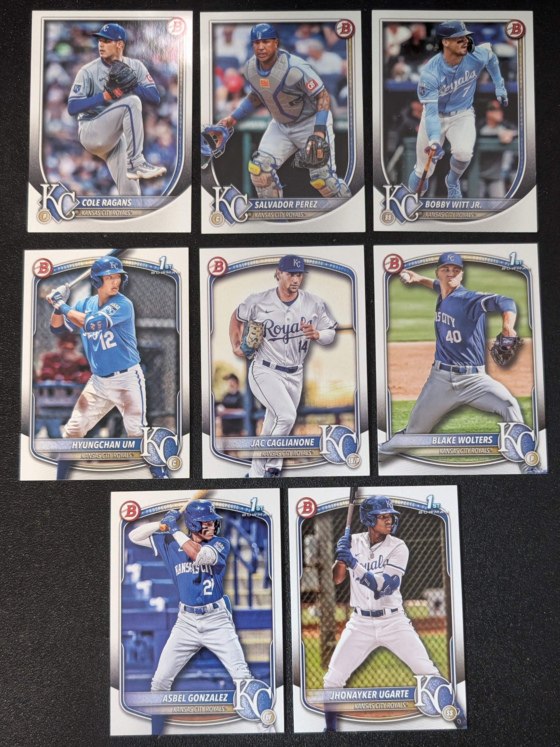 2025 BOWMAN Paper Prospects Team Set BP KC royals Jac Caglianone  Bobby Witt Jr plaque