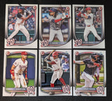 2025 BOWMAN Paper Prospects Team Set BP Washington Nationals Lomavita Crews James Wood