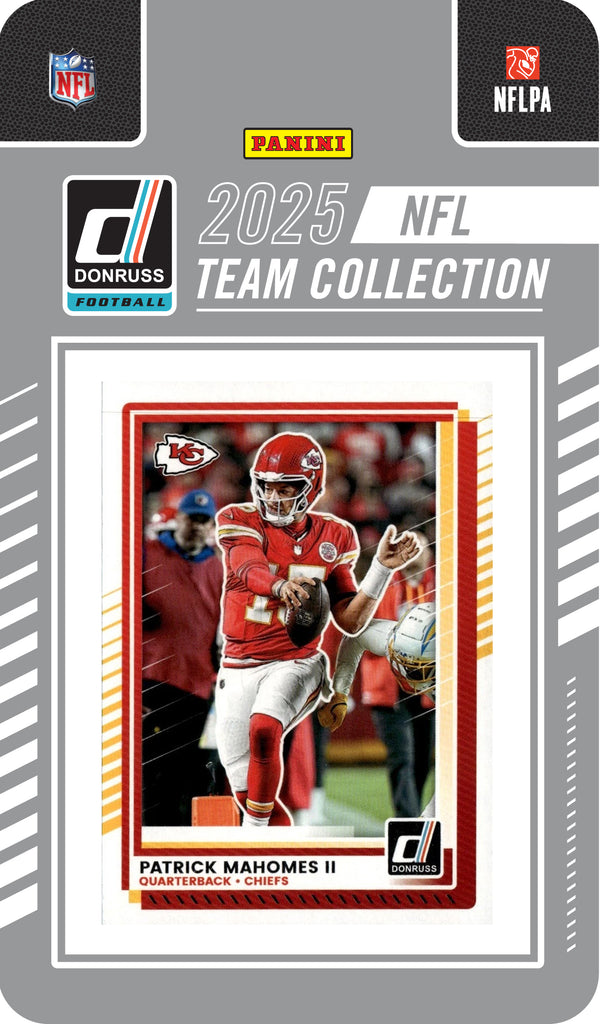 2025 Donruss NFL Factory Sealed Team Set Kansas City Chiefs - Mahomes Travis Kelce hand-collated team set