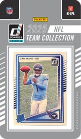 2025 Donruss NFL Factory Sealed Team Set Tennessee Titans - 350 Cam Ward RC