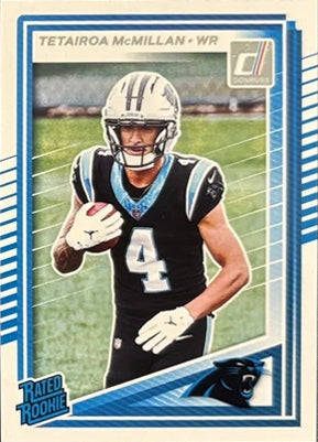 2025 Donruss NFL Team Set Carolina Panthers Tetairoa McMillan RC hand-collated team set