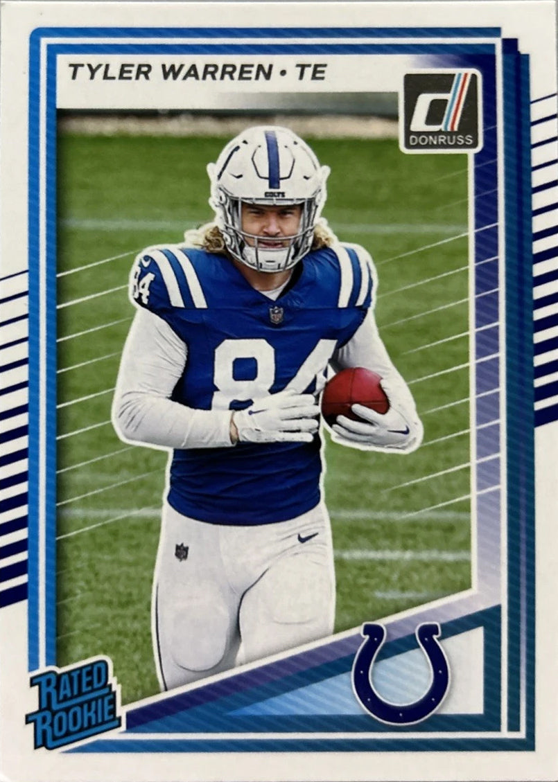 2025 Donruss NFL Team Set Indianapolis Colts - Tyler Warren RC hand-collated team set