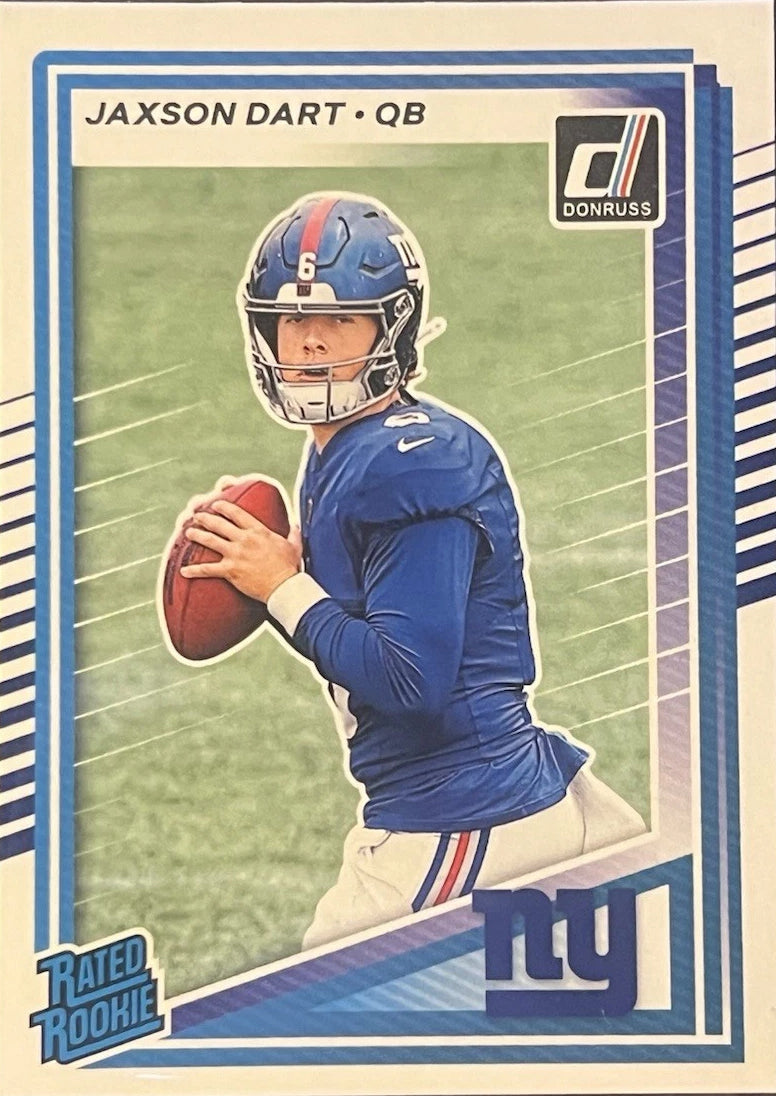 2025 Donruss NFL Team Set New York Giants - Jaxson Dart Skattebo hand-collated team set
