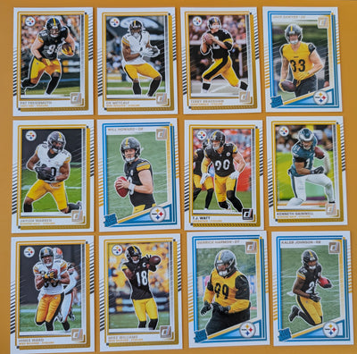 2025 Donruss NFL Team Set Pittsburgh Steelers - TJ Watt Hines Ward hand-collated team set