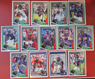 2025 SCORE NFL Baltimore Ravens Team Set Lamar Jackson Derrick Henry plaque