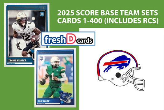 2025 SCORE NFL Buffalo Bills Team Set Josh Allen plaque