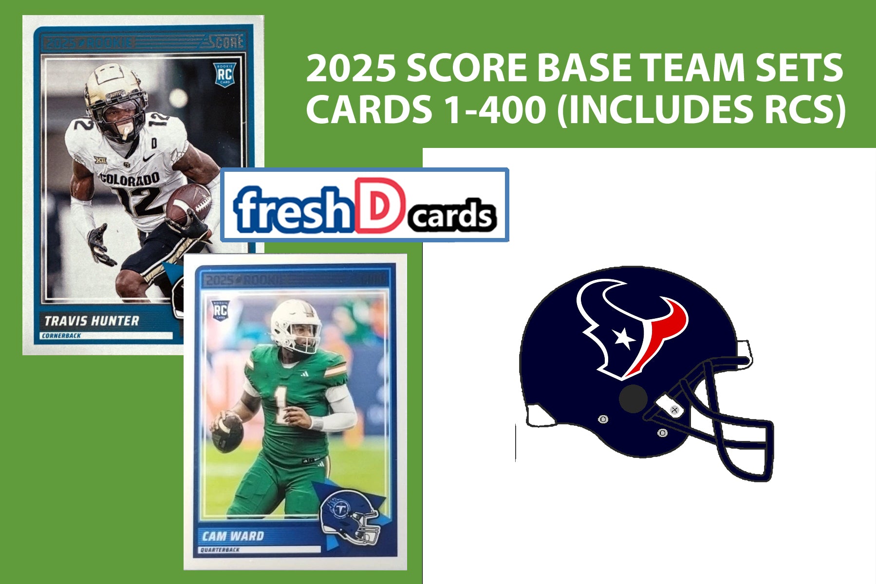 2025 SCORE NFL Houston Texans Team Set 109 CJ Stroud plaque