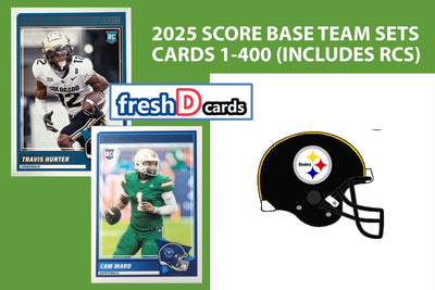 2025 SCORE NFL Pittsburgh Steelers Team Set TJ Watt Joe Greene plaque