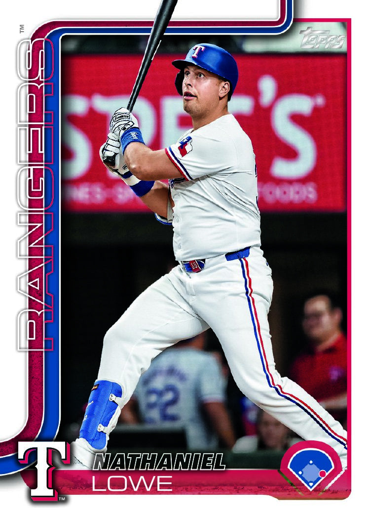 2025 Topps Series 1 + 2 Baseball Team Set 18 Cards Texas Rangers Evan Carter Langford Rocker RC plaque