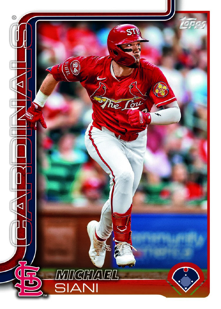 2025 Topps Series 1 + 2 Baseball Team Set 21 Cards St Louis Cardinals Masyn Winn Saggese RC plaque