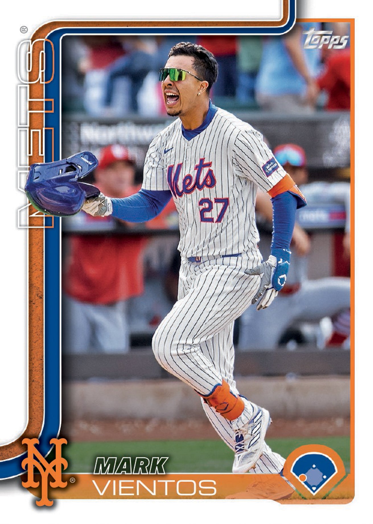 2025 Topps Series 1 + 2 Baseball Team Set 24 Cards New York Mets Francisco Lindor Soto Alonso plaque