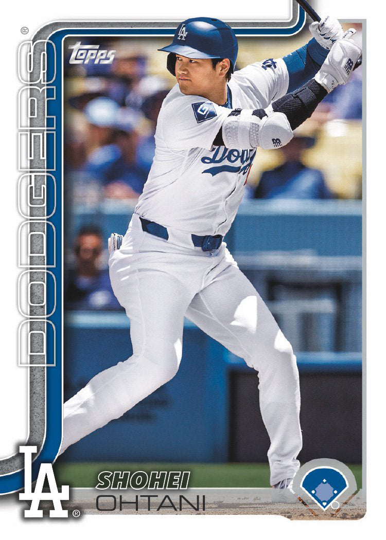 2025 Topps Series 1 + 2 Baseball Team Set 33 Cards LA Dodgers Shohei Ohtani w/ Sasaki Factory SP plaque