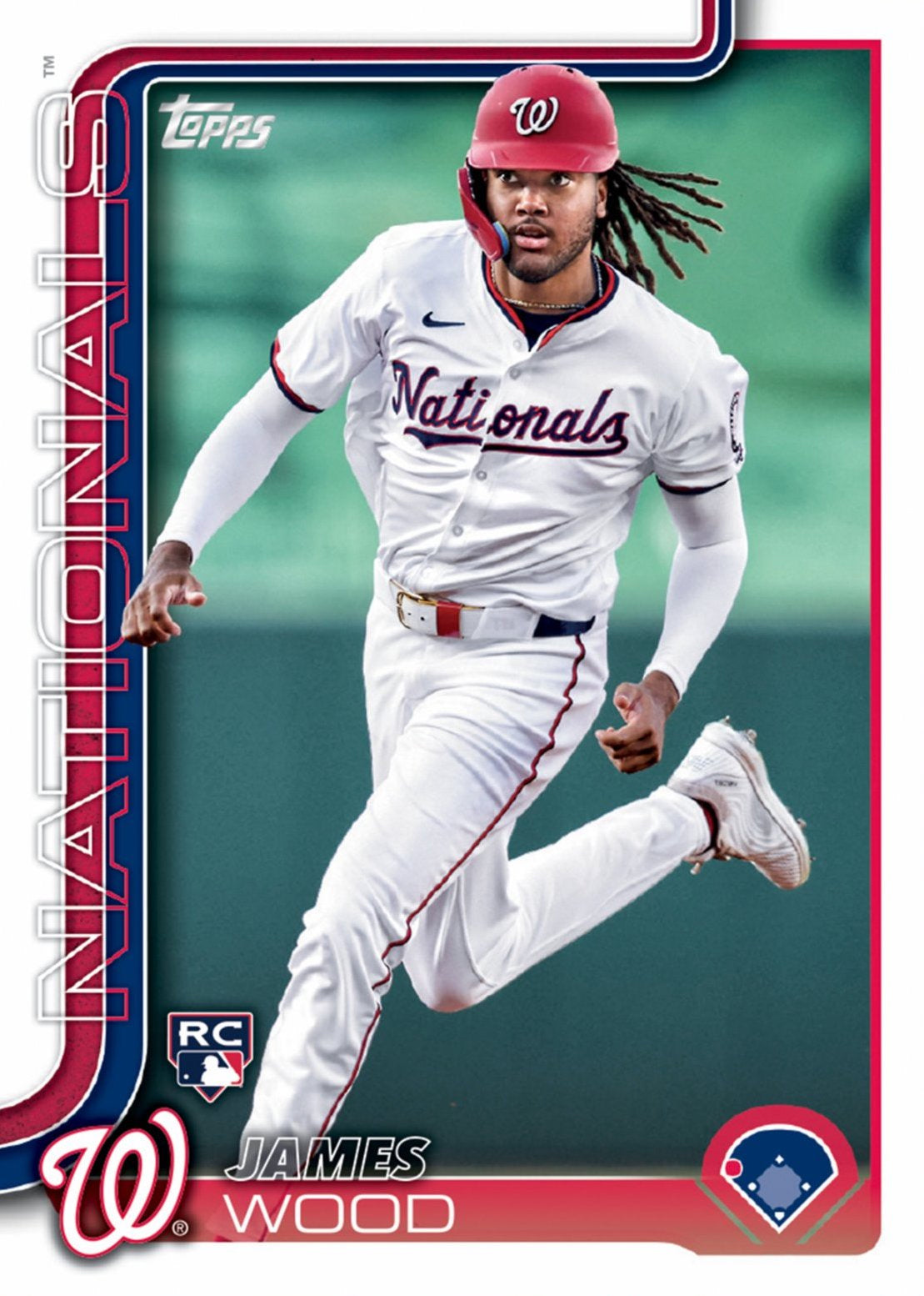 2025 Topps Series 1 Baseball Team Set 10 Cards Washington Nationals Dylan Crews James Wood RC plaque