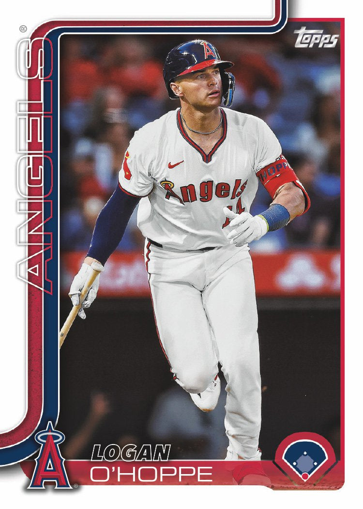 2025 Topps Series 1 Baseball Team Set 11 Cards Los Angeles Angels Schanuel Mike Trout plaque