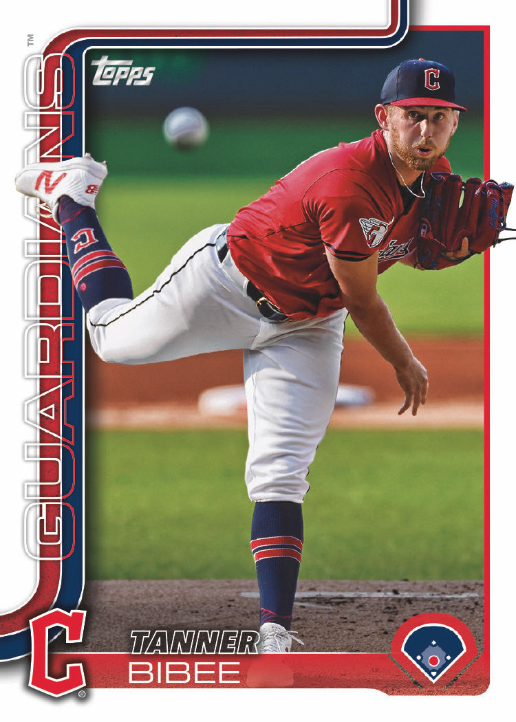 2025 Topps Series 1 Baseball Team Set 12 Cards Cleveland Guardians Jose Ramirez Noel RC plaque