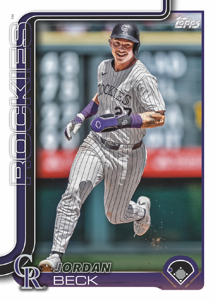 2025 Topps Series 1 Baseball Team Set 12 Cards Colorado Rockies Charlie Blackmon plaque