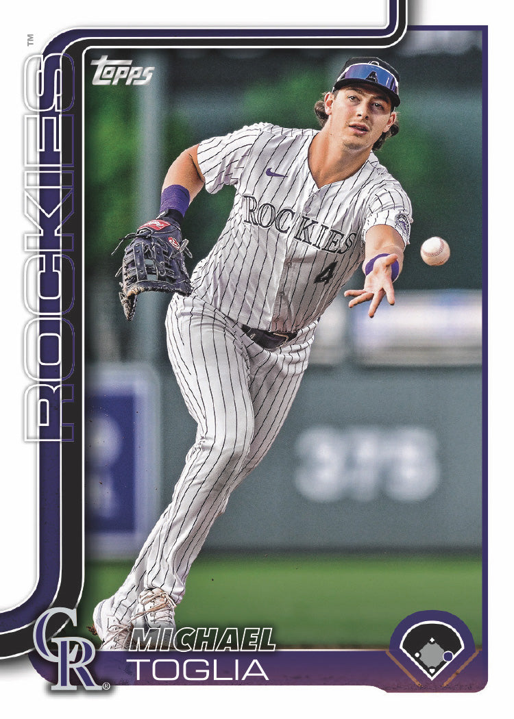 2025 Topps Series 1 Baseball Team Set 12 Cards Colorado Rockies Charlie Blackmon plaque