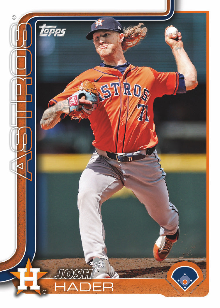 2025 Topps Series 1 Baseball Team Set 12 Cards Houston Astros Altuve Yordan Alvarez plaque