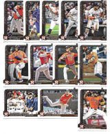2025 Topps Series 1 Baseball Team Set 12 Cards Houston Astros Altuve Yordan Alvarez