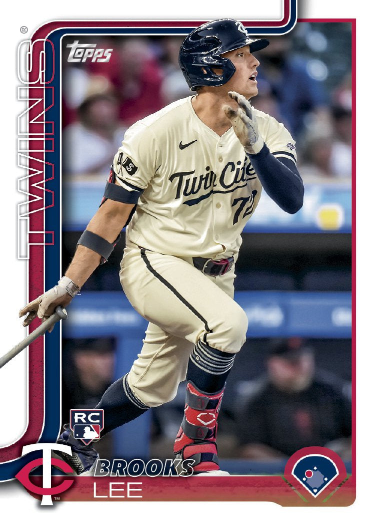 2025 Topps Series 1 Baseball Team Set 13 Cards Minnesota Twins Brooks Lee RC plaque