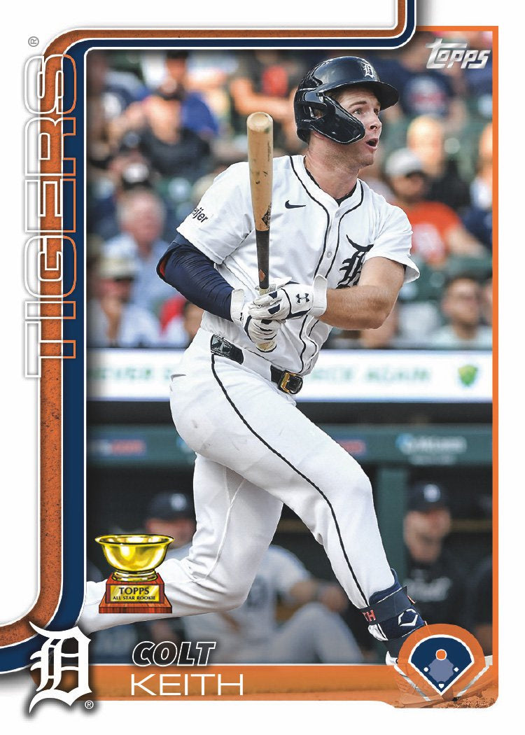 2025 Topps Series 1 Baseball Team Set 14 Cards Detroit Tigers Skubal Dingler RC plaque