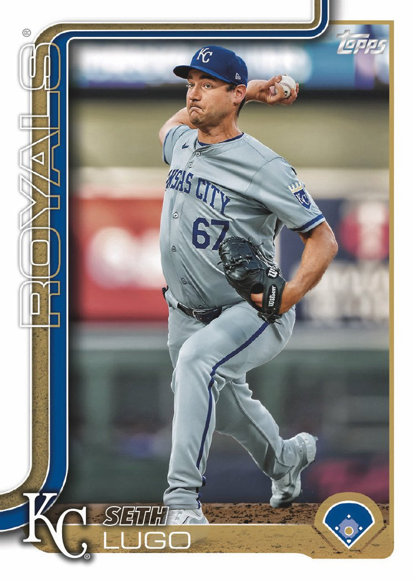 2025 Topps Series 1 Baseball Team Set 8 Cards Kansas City Royals Bobby Witt Jr BWJ plaque