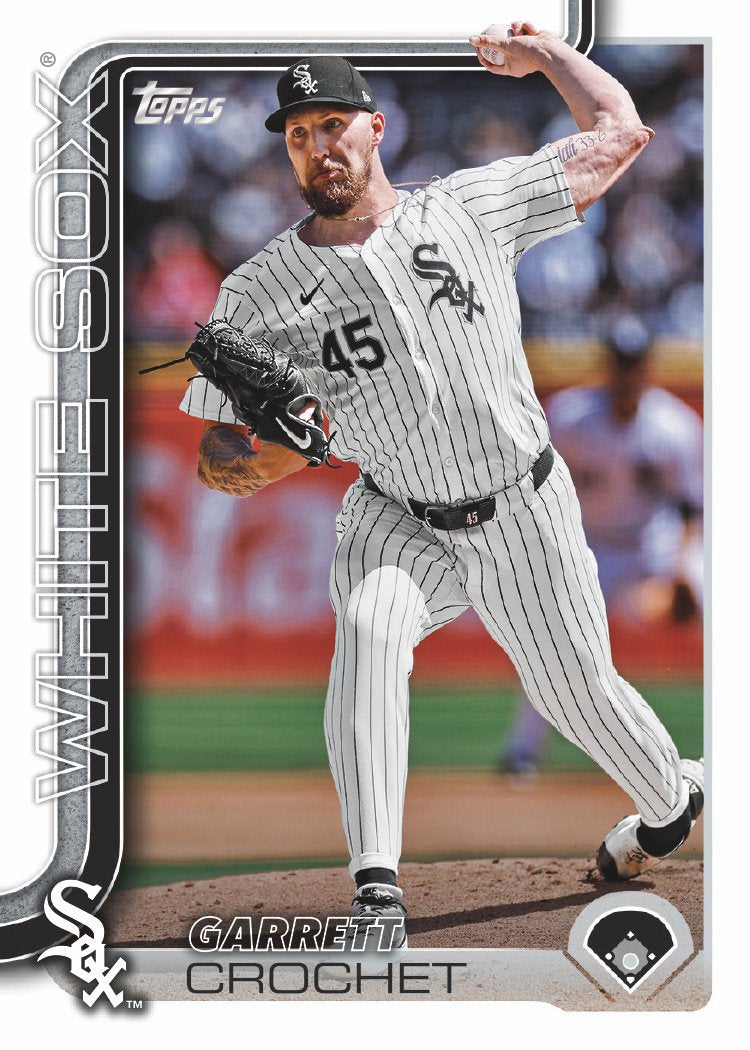 2025 Topps Series 1 Baseball Team Set 9 Cards Chicago White Sox Drew Thorpe RC plaque