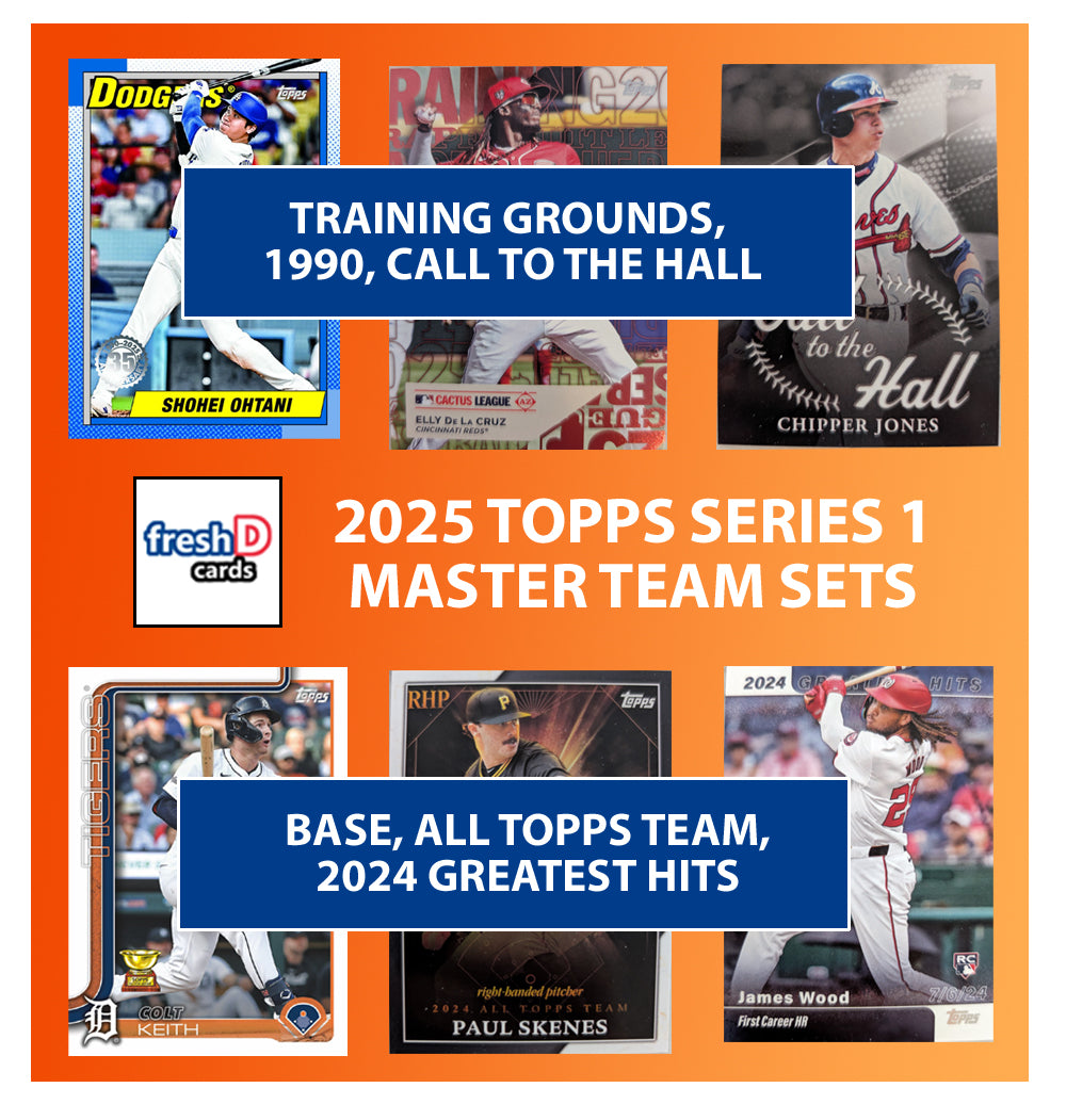 2025 Topps Series 1 Master Team Set Seattle Mariners Julio Rodriguez Woo Ichiro Ken Griffey Jr plaque
