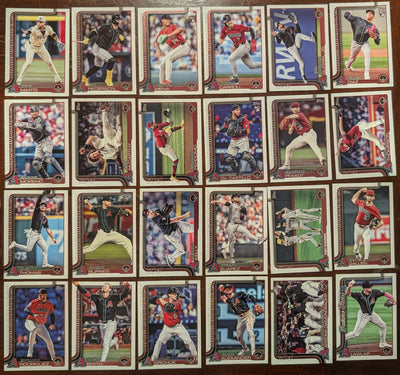 2025 Topps Series 1 + Series 2  Baseball Team Set 24 Cards Arizona Diamondbacks Carroll plaque