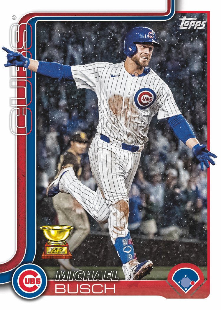 2025 Topps Series 1 + Series 2 Team Set 23 Cards w/ Matt Shaw RC 699 Chicago Cubs PCA Pete Crow-Armstrong Tucker plaque
