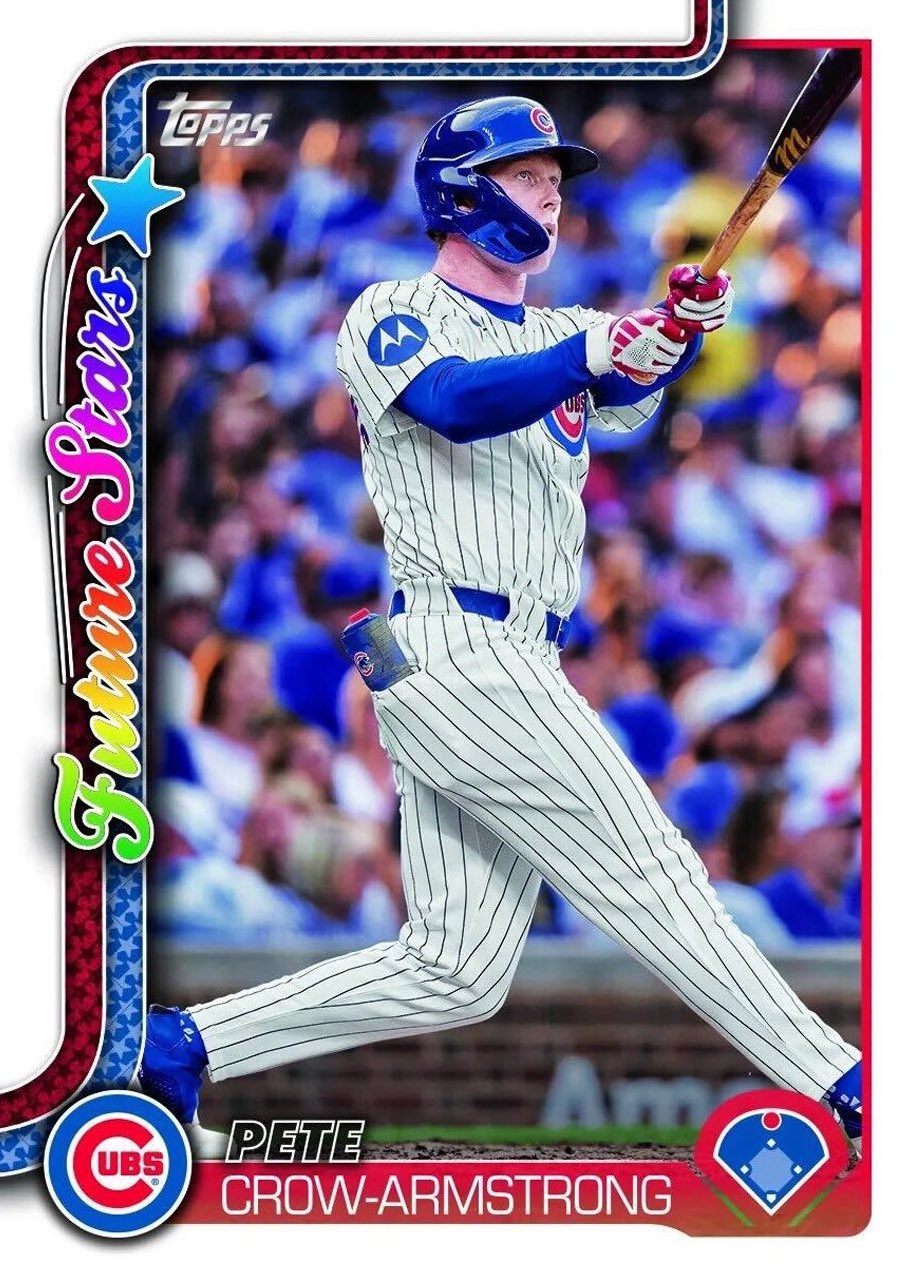 2025 Topps Series 1 + Series 2 Team Set 23 Cards w/ Matt Shaw RC 699 Chicago Cubs PCA Pete Crow-Armstrong Tucker plaque