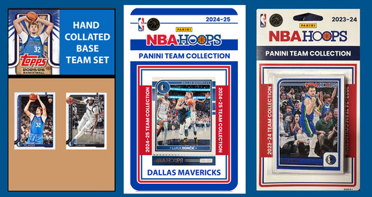2025-26 2026 Topps Dallas Mavericks NBA Team Set + 2024 2023 Panini Cooper Flagg RC