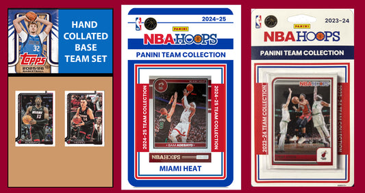2025-26 2026 Topps Miami Heat NBA Team Set + 2024 2023 Panini Hoops Tyler Herro