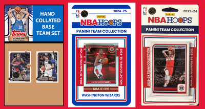2025-26 2026 Topps Washington Wizards NBA Team Set + 2024 2023 Panini Hoops Sarr
