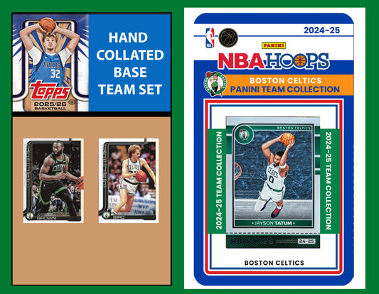 2025-26 2026 Topps Boston Celtics NBA Team Set + 2024 Panini Hoops Larry Bird Tatum