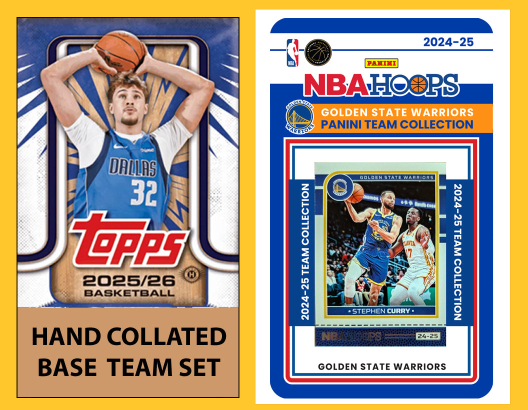 2025-26 2026 Topps GS Warriors NBA Team Set + 2024 Panini Hoops Steph Curry