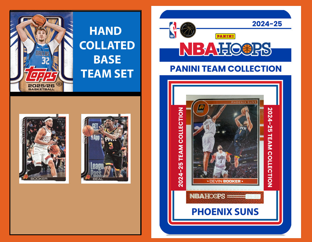 2025-26 2026 Topps Phoenix Suns NBA Team Set + 2024 Panini Hoops Devin Booker