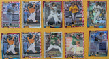 2026 Topps Chrome Athletics Ray Wave Red White Blue Seams Thomas Wilson McNeil