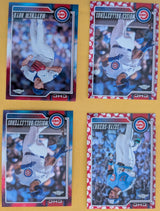 2026 Topps Chrome Chicago Cubs Red White Blue Seams Boyd Ballesteros Suzuki