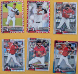 2026 Topps Chrome Cleveland Guardians Ray Wave Red White Blue Seams Kayfus