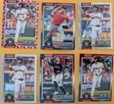 2026 Topps Chrome Houston Astros Ray Wave Red White Blue Seams Pena Brown Smith