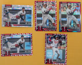 2026 Topps Chrome Minnesota Twins Ray Wave Red White Blue Seams Ryan Lewis